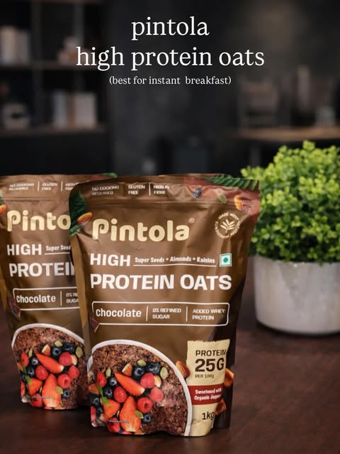 Pintola High Protein Oats photographed at Brotein Hub